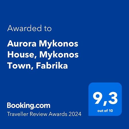 Mykonos House Aurora , Mykonos Town Lägenhet Exteriör bild